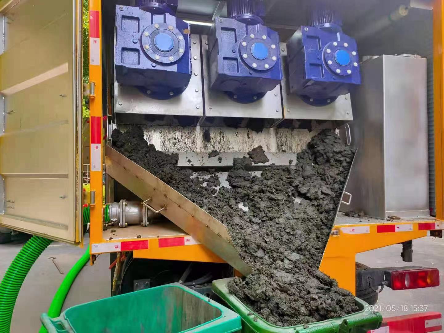 万城镇化粪池清掏城市维护站-泥浆净化干湿分离处理